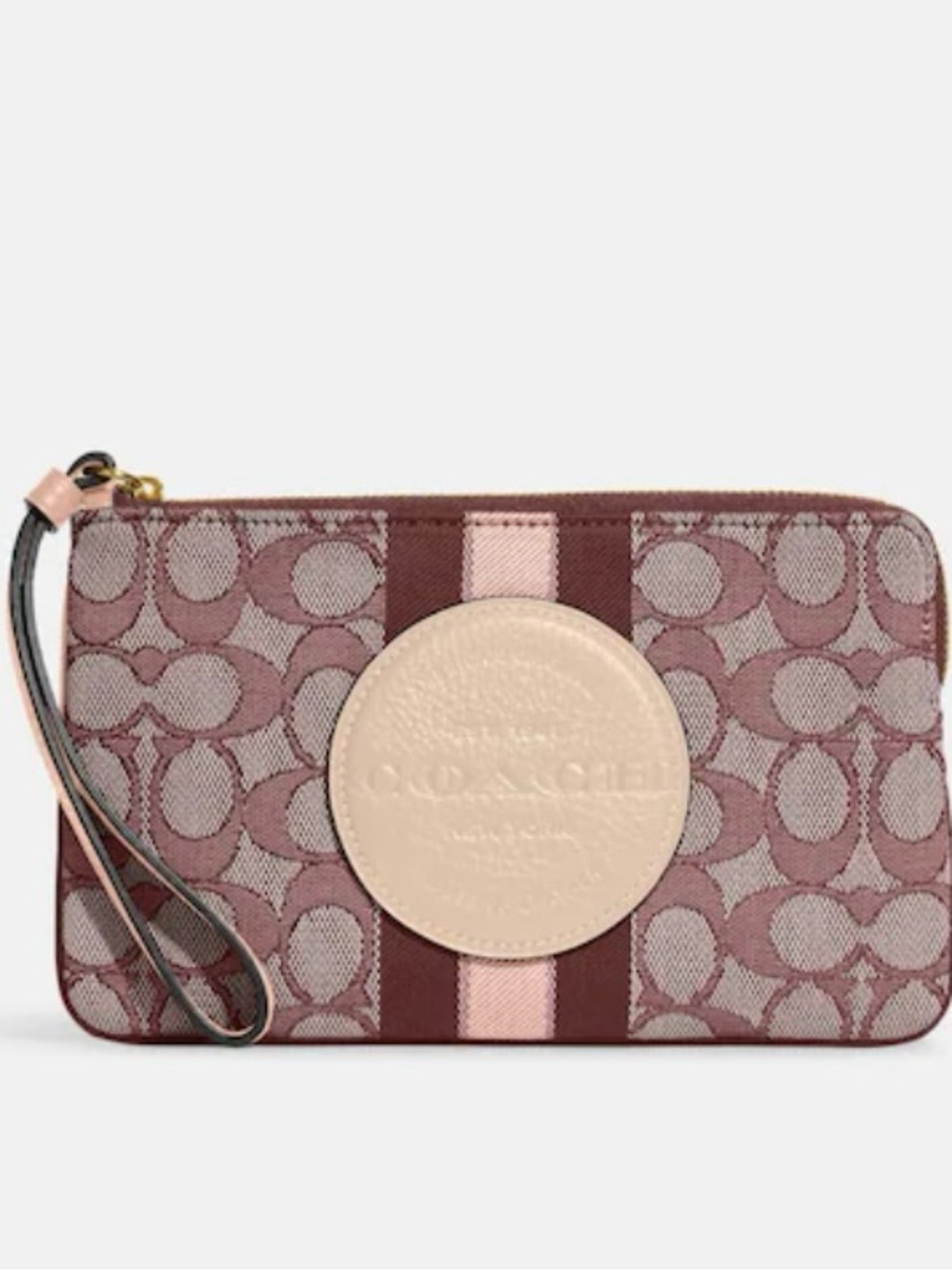 Coach Dempsey Large Corner Zip Wristlet